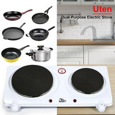 UTEN 1900W 2 Hobs Fast Hot