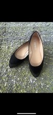 ladies flat black shoes size 5