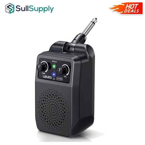 Portable guitar amp with - guitar,