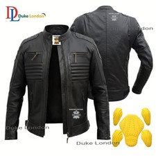 Motorcycle leather jacket - leather,