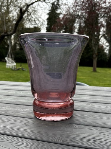 Victorian glass bell - glass, vase
