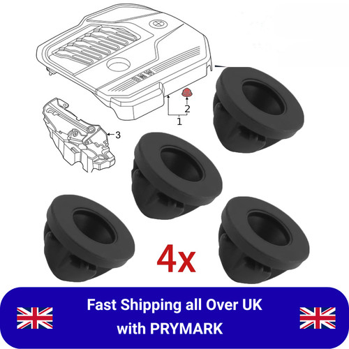 Engine cover trim rubber - cover,