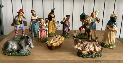 Vintage fontanini nativity - vintage,