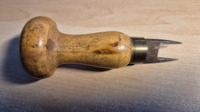 Pronged leather working - working, tool