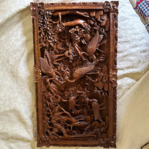 Balinese hardwood deep - hardwood, deep-relief