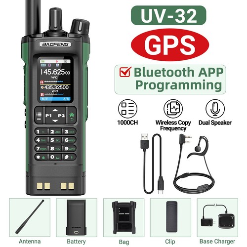Baofeng tri band walkie - uv-32, tri-band
