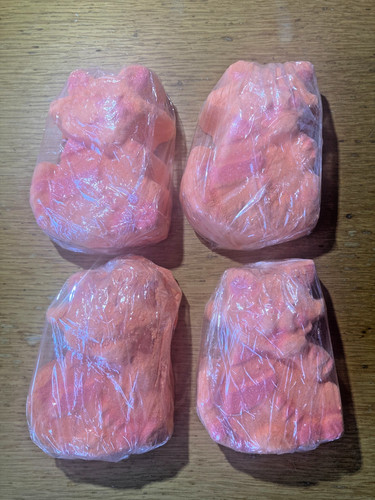 Lush ginger tom bath bombs - ginger, x4