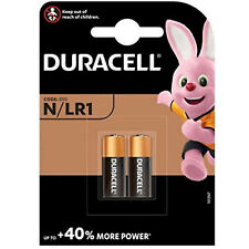 2 DURACELL N Batteries  LR1 MN9100 E90 AM5 KN EXP 2029