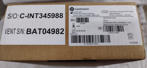 Carefusion 53420k vela - carefusion,
