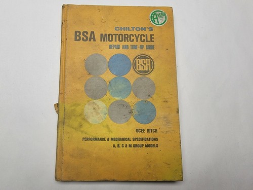 Chilton bsa motorcycle - bsa,