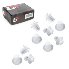 10x Fastening Clips Trims Blinds on Tailgate for CITROEN / PEUGEOT White