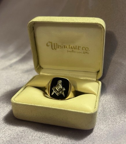 Freemasonry size 10k gold - size, 13