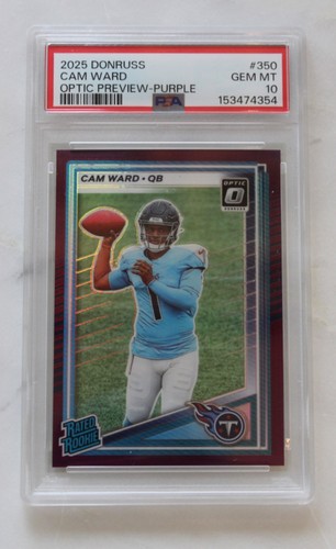 2025 donruss cam ward optic - 2025,