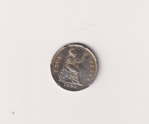 Victoria 1838 four pence - 1838/8,