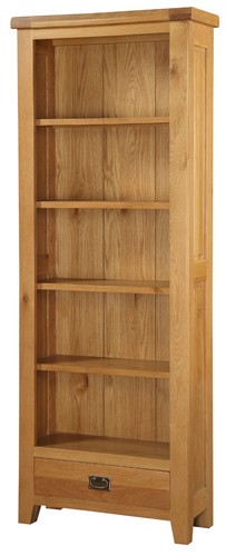 Acorn solid oak large bookcase - solid,