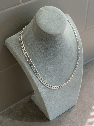 Mens silver plated flat - silver,