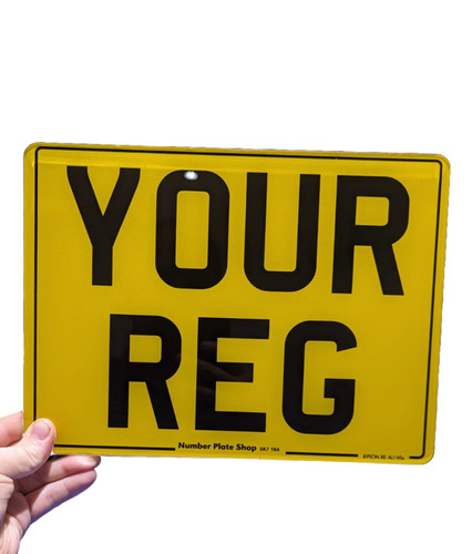 Number plates 11x8 - plates,