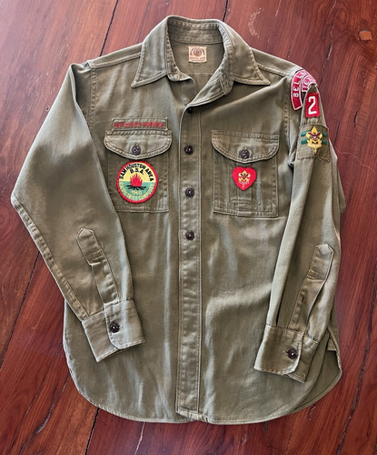Vintage boy scout - boy,
