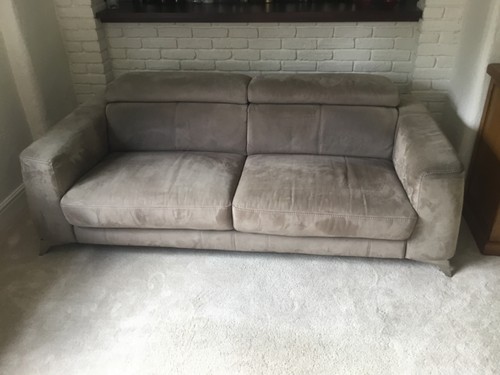 Three seater sofa - in, faux