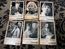 DOCTOR WHO CAST x 6 SIGNED
