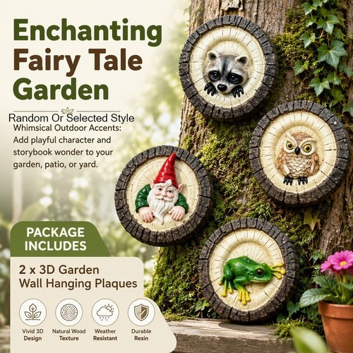 Garden tree face decor - tree,