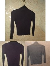 3 Ribbed Turtleneck Long