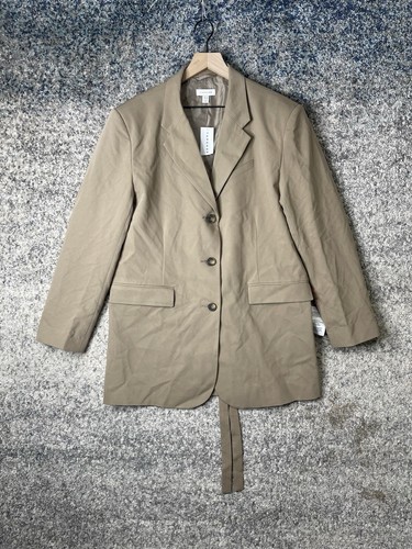 Topshop belted blazer tan - topshop,