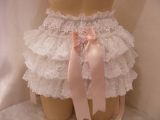 ADULT BABY SISSY WHITE COTTON