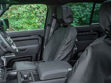 Front Seat Covers Pair Black