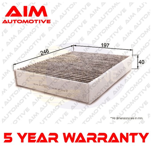 Cabin filter aim - cabin, fits