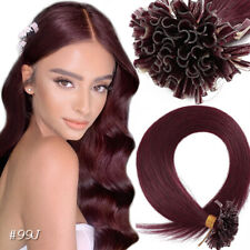 8A Pre Bonded Nail U Tip Keratin Remy Real Human Hair Extensions 16''-24'' 200S