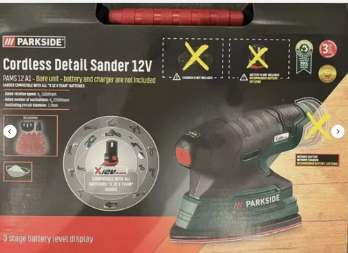 Parkside 12v cordless - parkside, detail