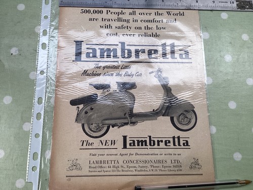 New lambretta scooter - new,
