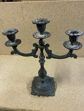 Antiqued Brass Candelabra