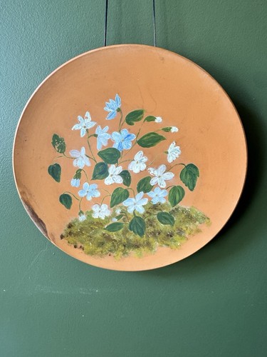 Vintage hand painted - , floral