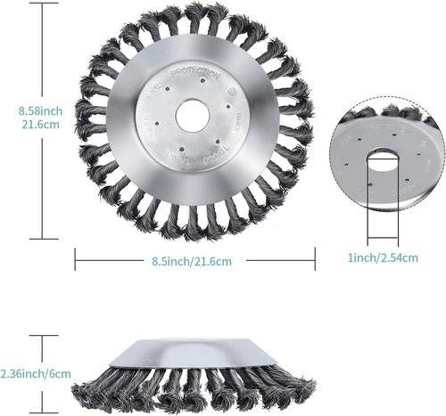 Derusting weeding wheel - 8",