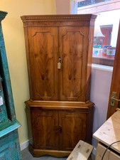 Vintage Yew Wood corner