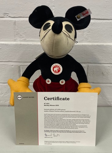 Steiff disney mickey mouse - disney,