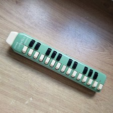 Vintage Hohner Melodica Soprano Green 25 Keys Music Keyboard Instrument Working