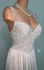 Vtg STUNNING Chiffon & Nylon