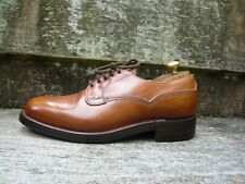JOSEPH CHEANEY DERBY SHOES VINTAGE VELDTSCHOEN BROWN TAN LEATHER UK 7.5 MENS