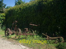 Photo 6x4 Redundant, horse-drawn agricultural equipment Newdigate Rusty b c2010