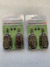 KORUM DURA-METHOD FEEDERS 30G OR 45G INCLUDING QUICK CHANGE BEADS 1 PACK OF