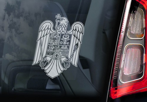 Romania car sticker national - car,