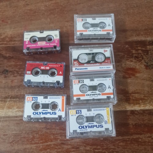 Micro cassette tapes - 7x,