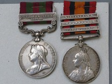 Victorian QSA & India Medal Pair Royal West Kent Regiment - HUMPHREYS