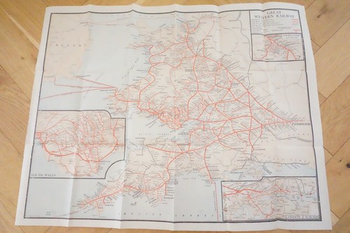 Gwr great western - gwr, map
