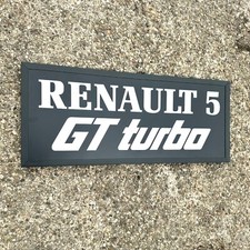 RENAULT 5 GT TURBO BADGE