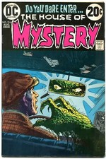 HOUSE OF MYSTERY #216 1973 DC TAXI CAB HORROR COVER-- FN
