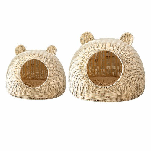 Rattan cat bed - ,